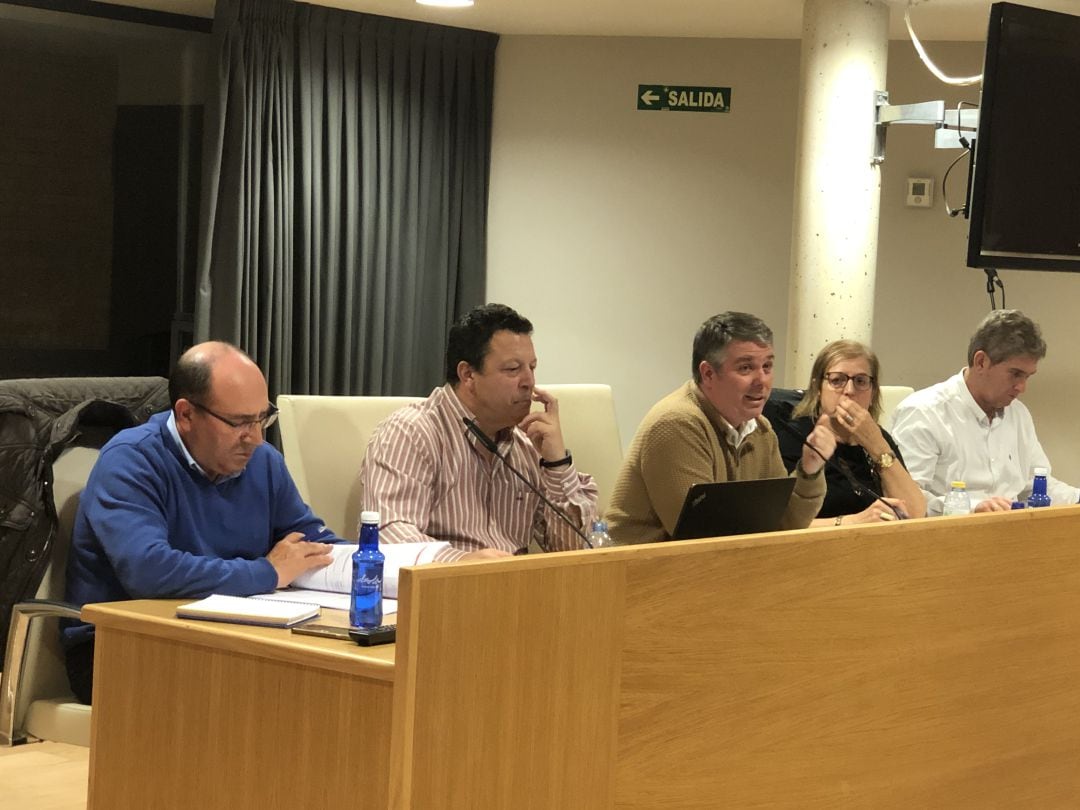 Asamblea reciente de la Mancomunidad de la Ribera