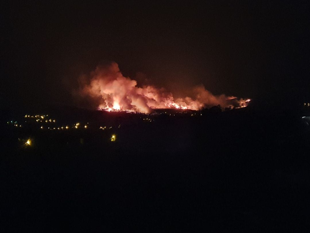 Imagen de archivo de los incendios de Salvaterra