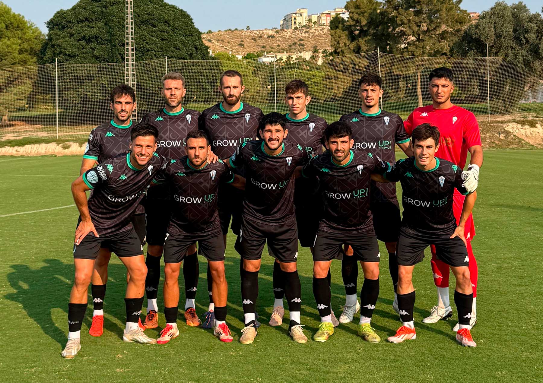 Once inicial que ha presentado el CD Alcoyano en Bonalba para enfrentarse a la Selección AFE