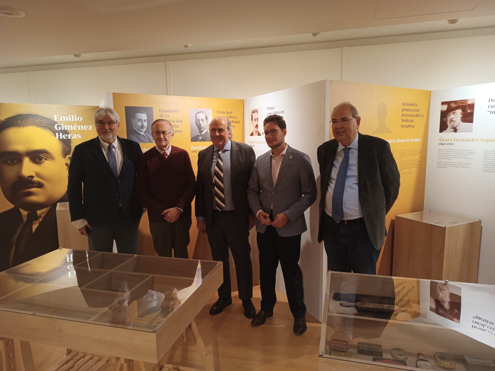 Inauguración de la muestra en Aranda