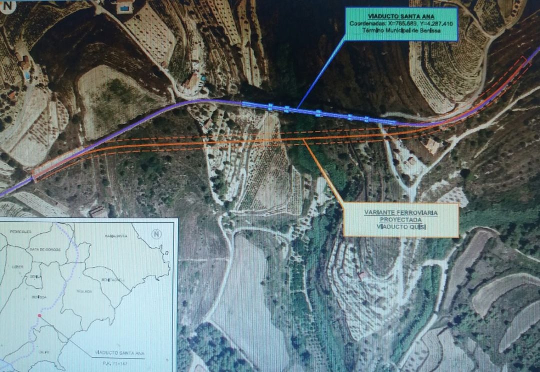 Proyecto Básico de Construcción del Viaducto sobre el barranco del Quisi. Benissa