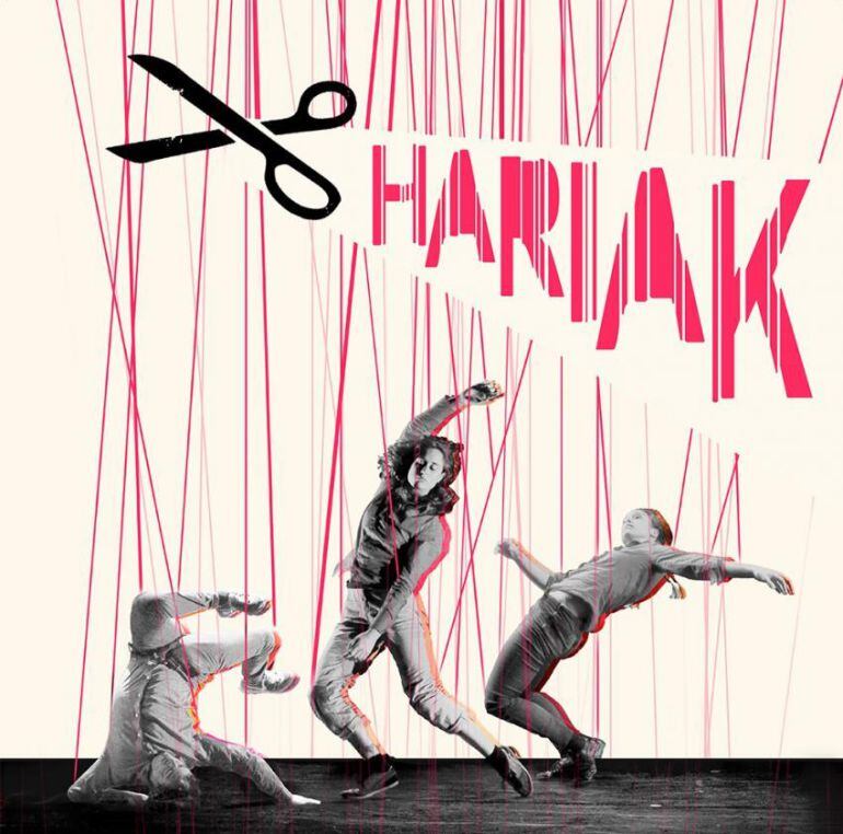 Cartel del espectáculo &quot;Hariak&quot;