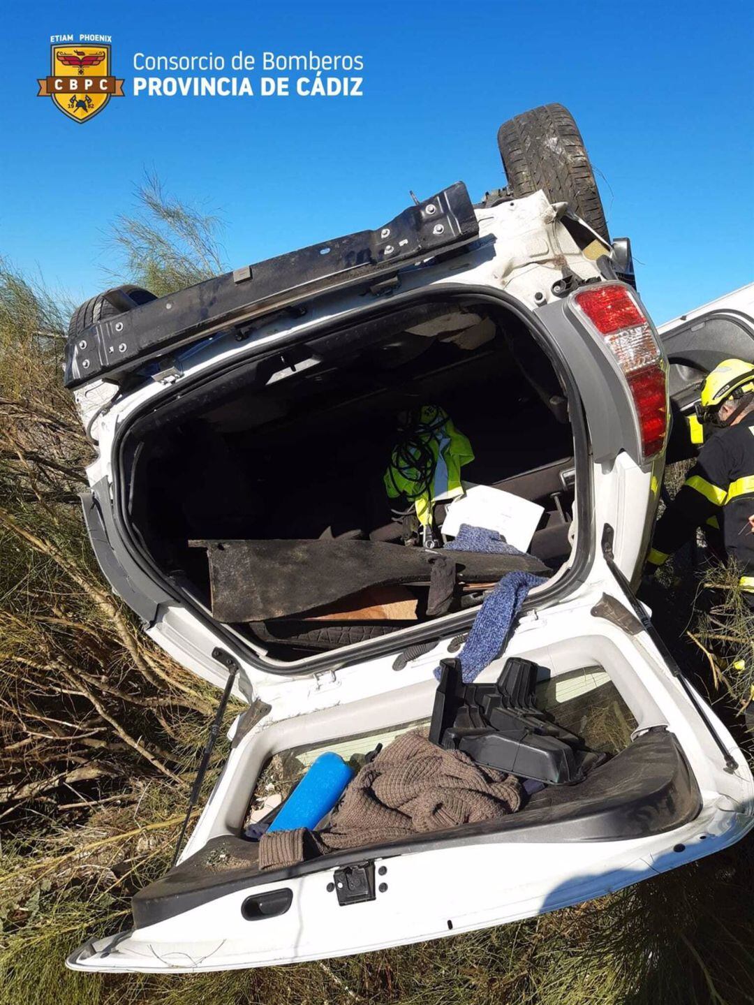 Estado del vehículo tras el accidente