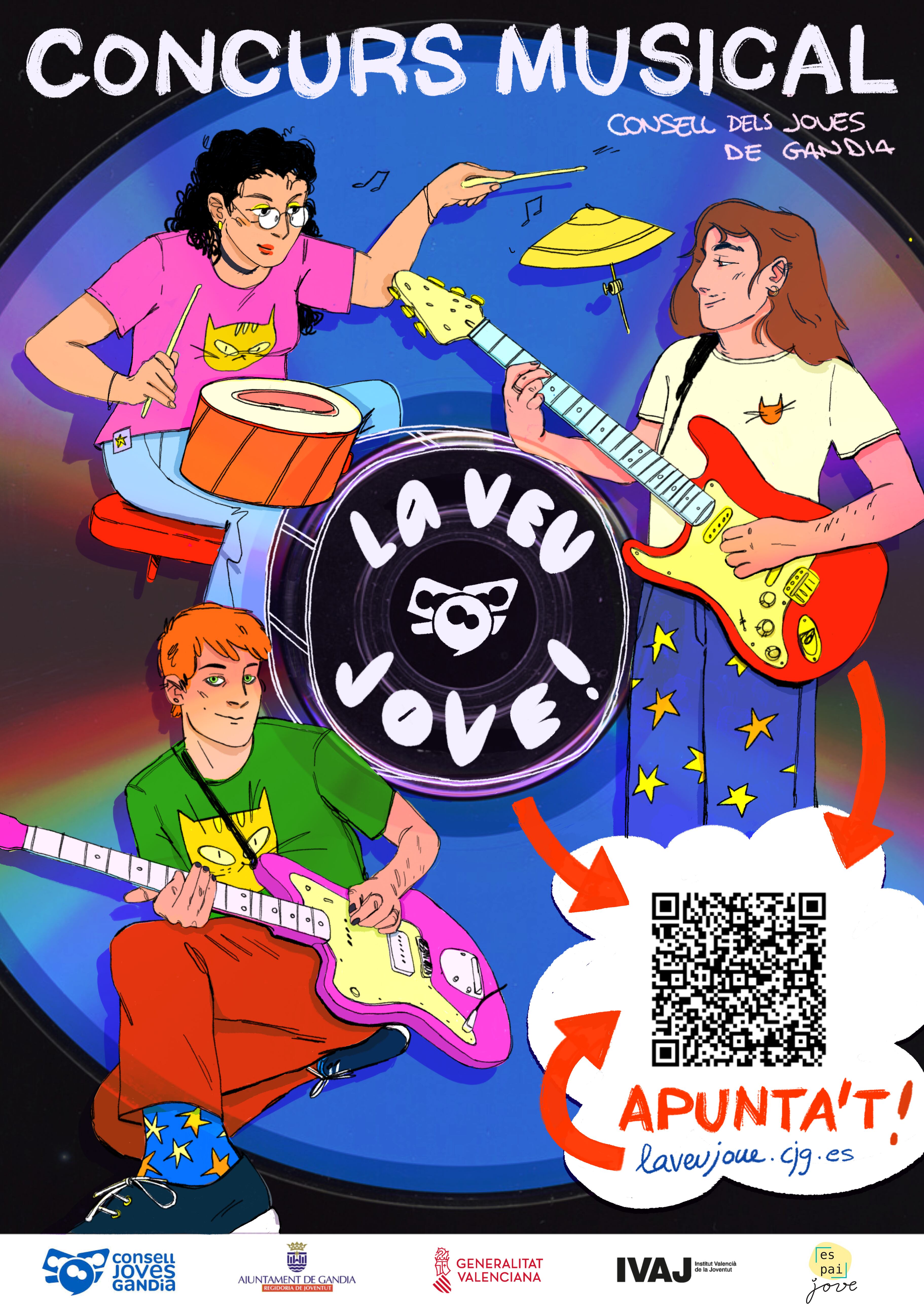Cartel 'La Veu Jove' de Gandia