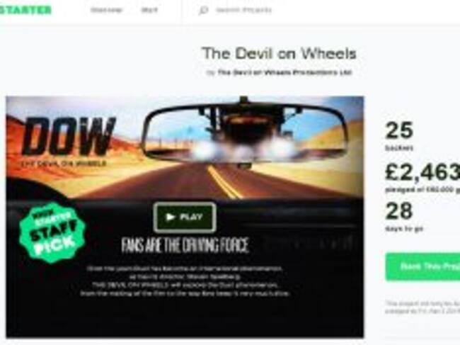 'The Devil on Wheels' busca financiación a través de micromezenazgo en la web de KickStarter