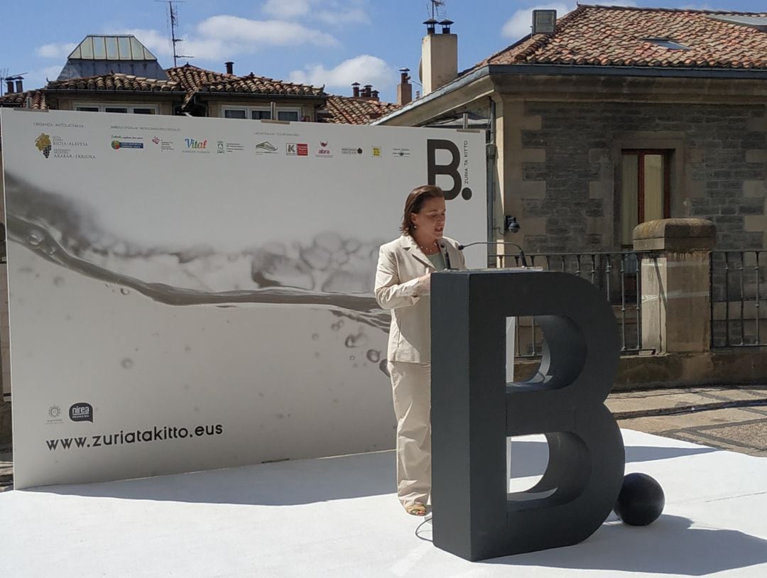 Maria de Simón, presidenta de Ruta del Vino Rioja alavesa