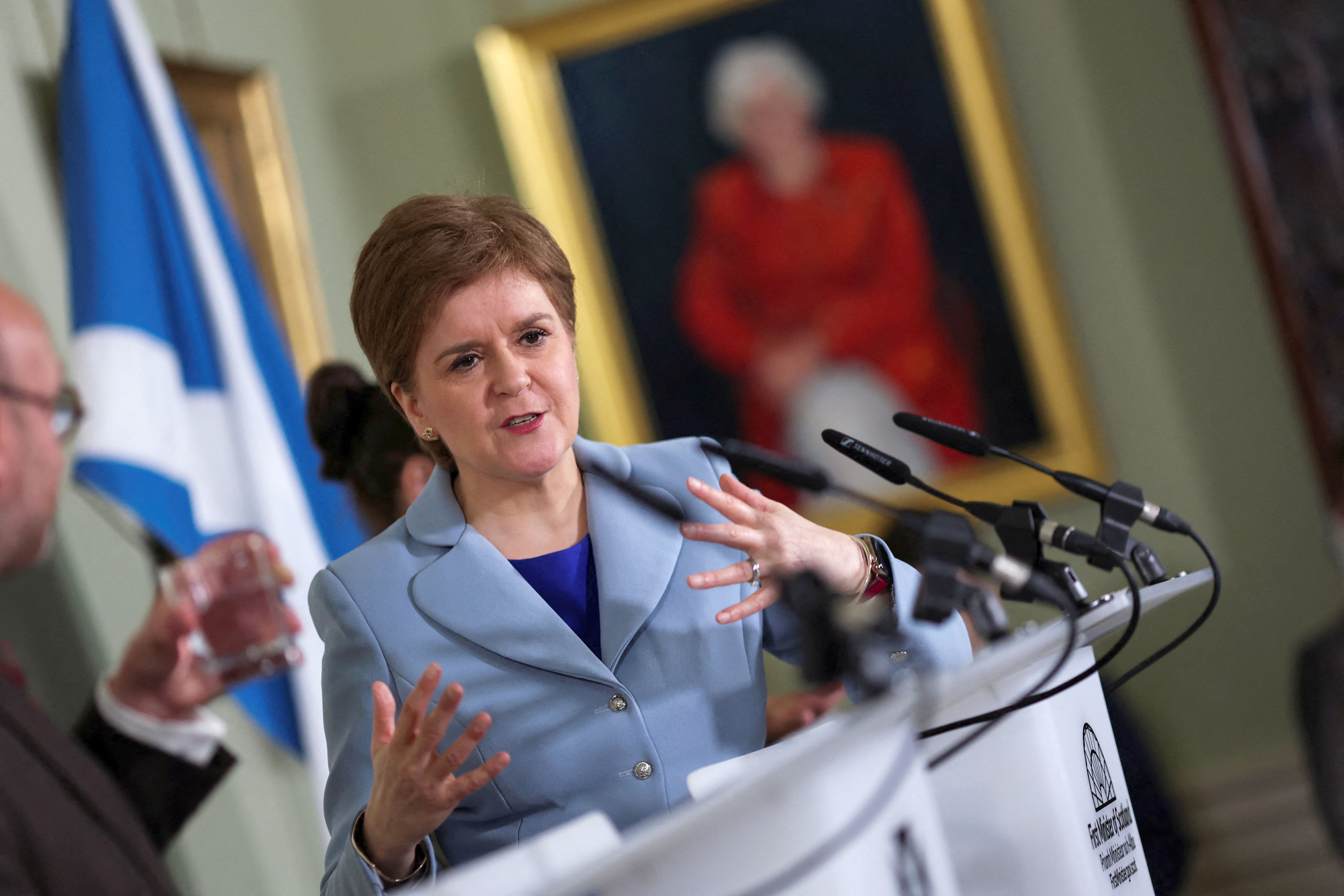 La ministra principal de Escocia, Nicola Sturgeon