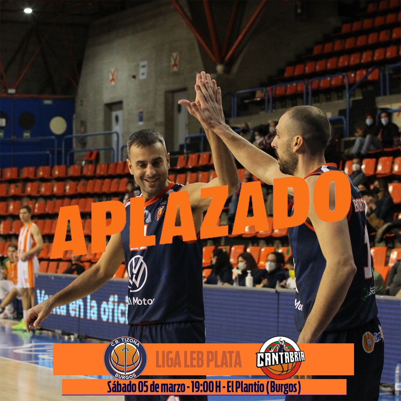 Aplazado el próximo partido del Tizona