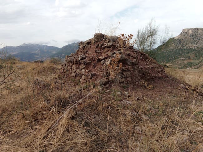 Fundición y horno del poblado minero Las Alcaurias