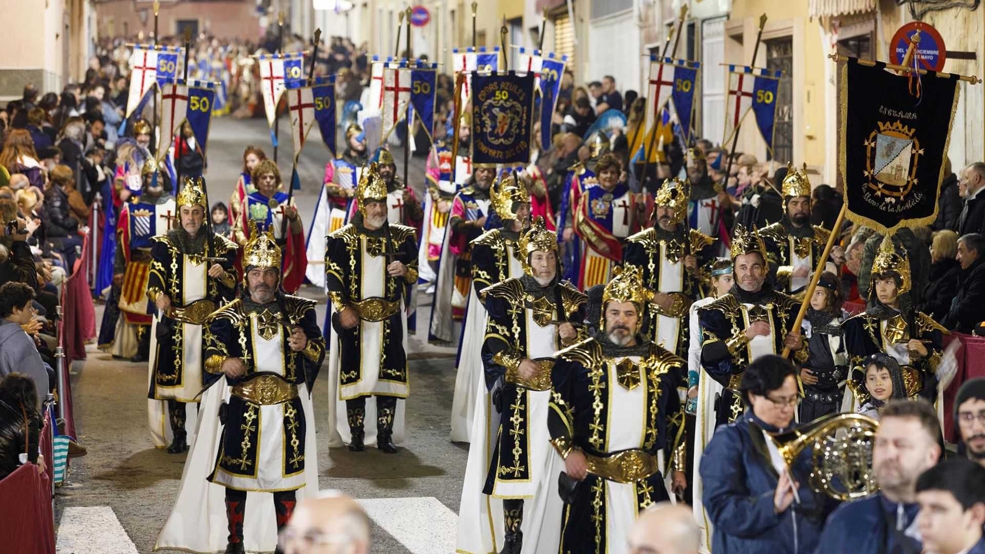 Imagen de archivo de las fiestas de Moros y Cristianos de Monforte del Cid
