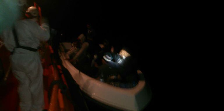 Imagen de la patera localizada