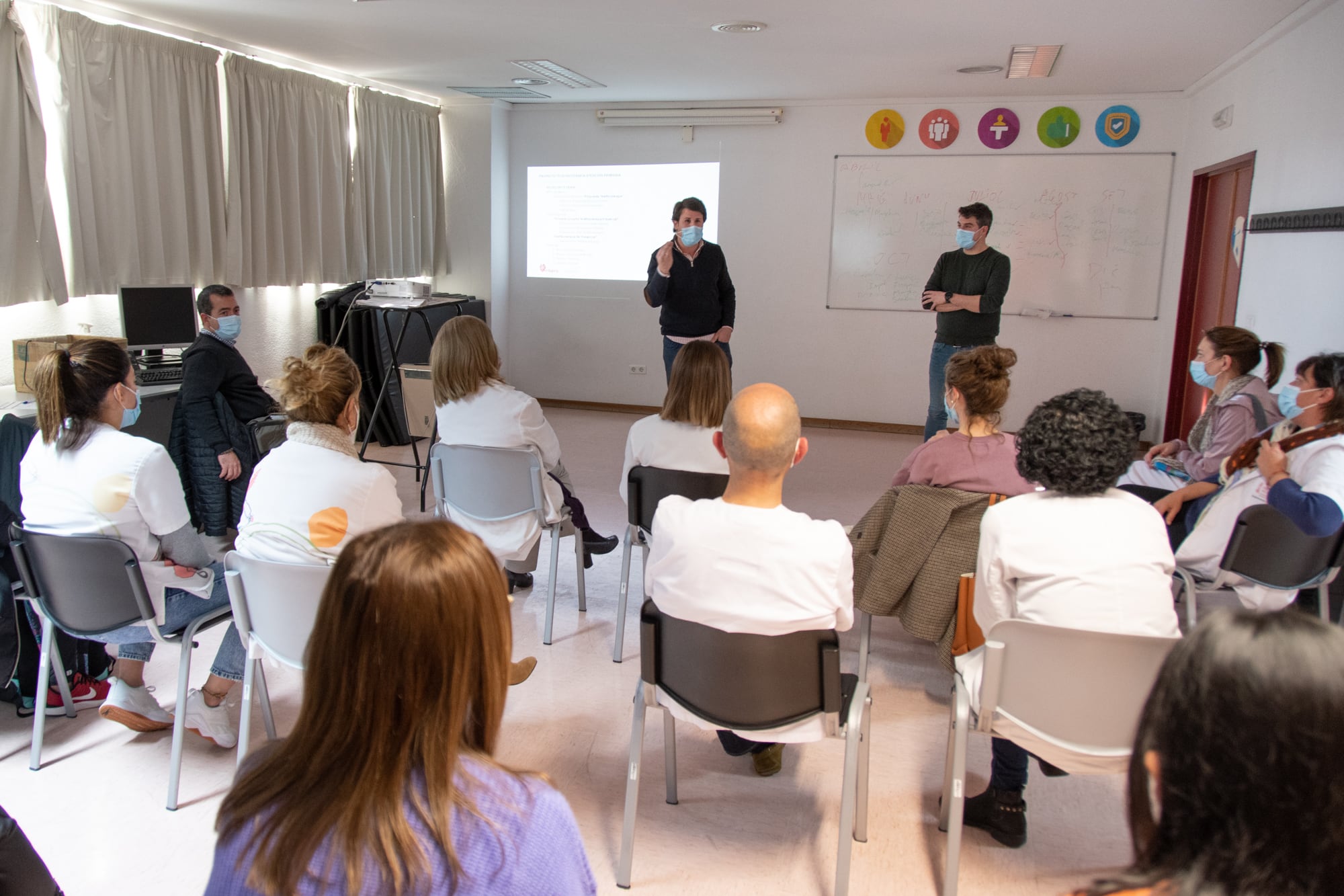 Jornada de presentación de la telefisioterapia a facultativos de Medicina Familiar y Comunitaria del CSI Dénia II.