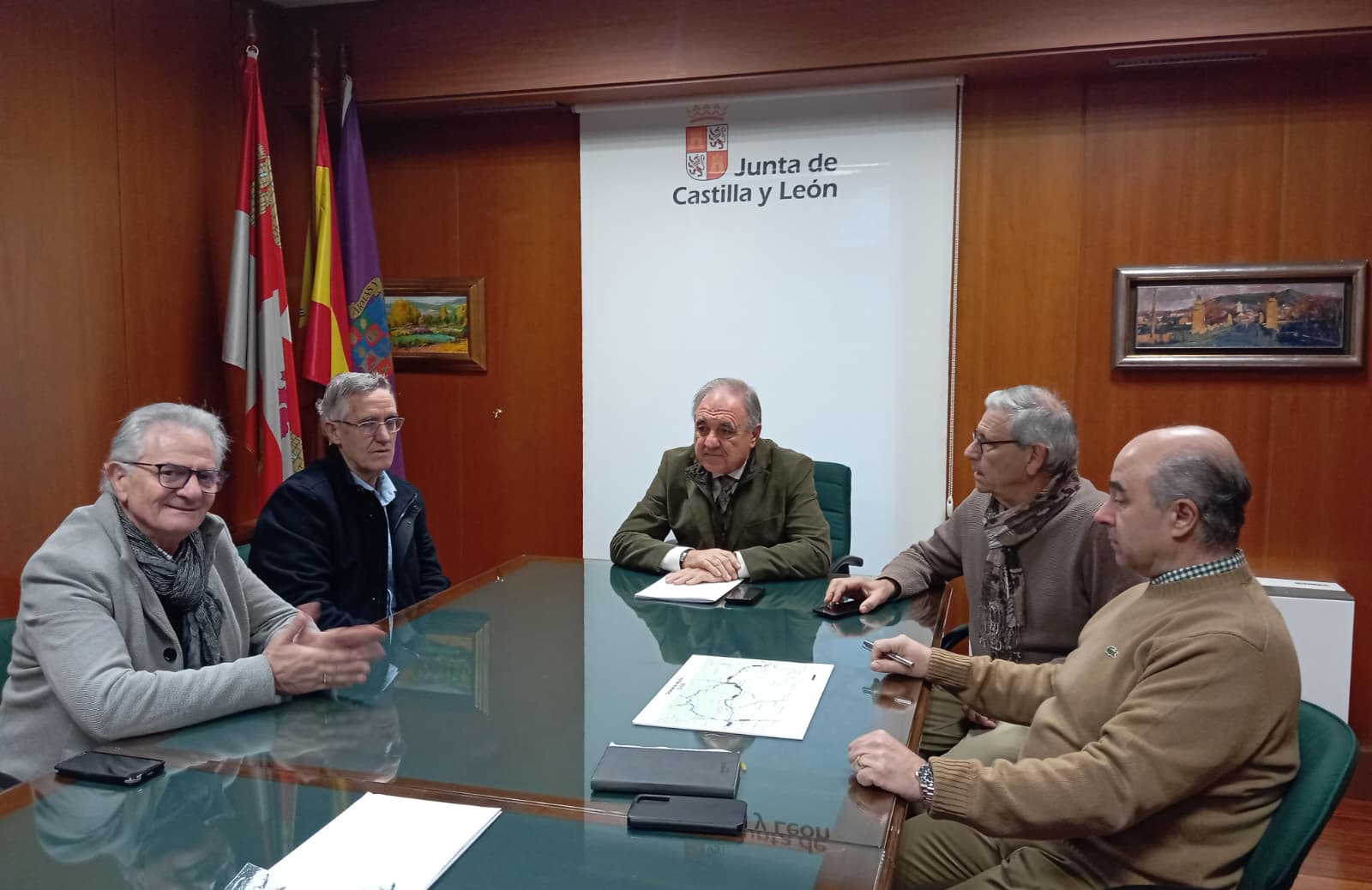 Reunión del delegado de la Junta con alcaldes