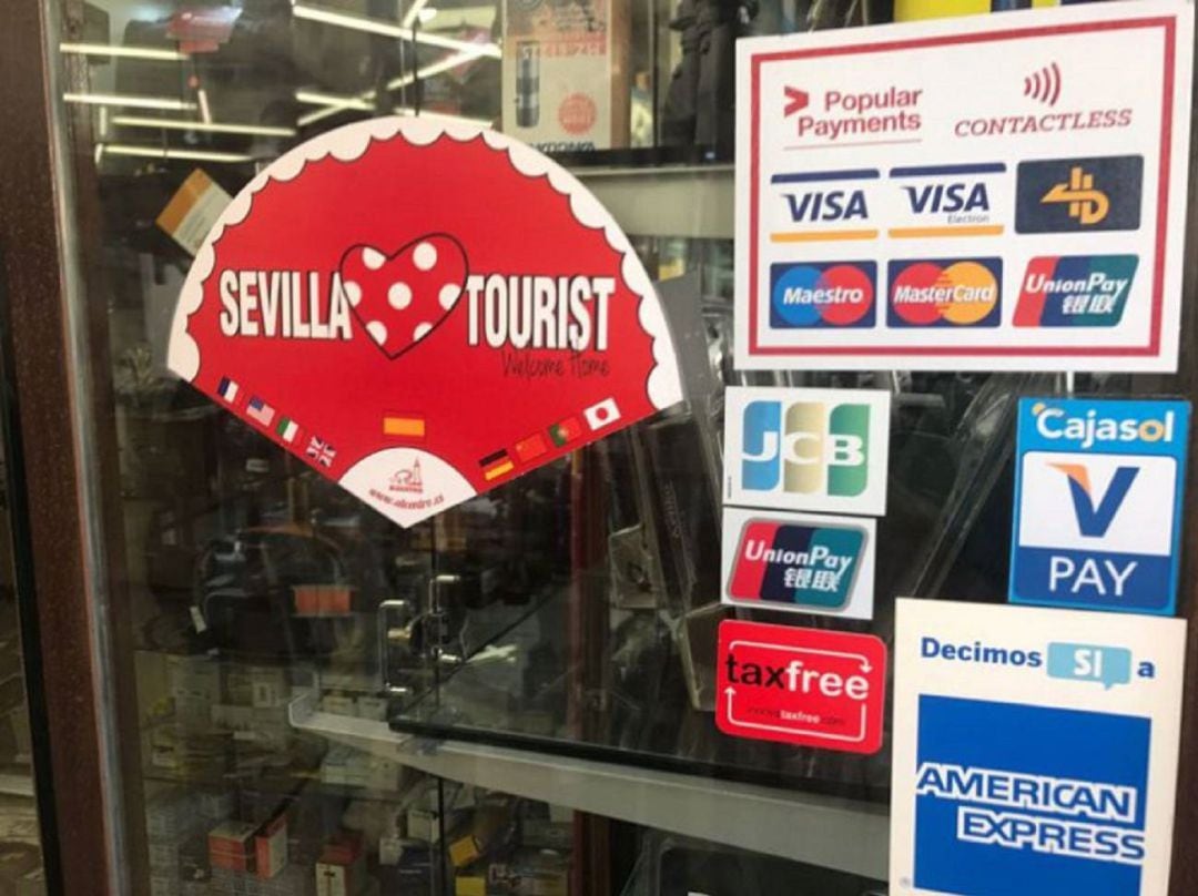 Tienda turística de Sevilla