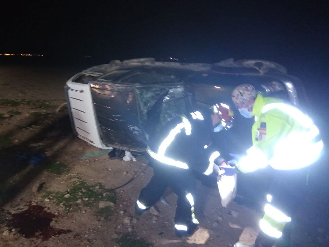 Foto del turismo en el que viajaba el joven fallecido 