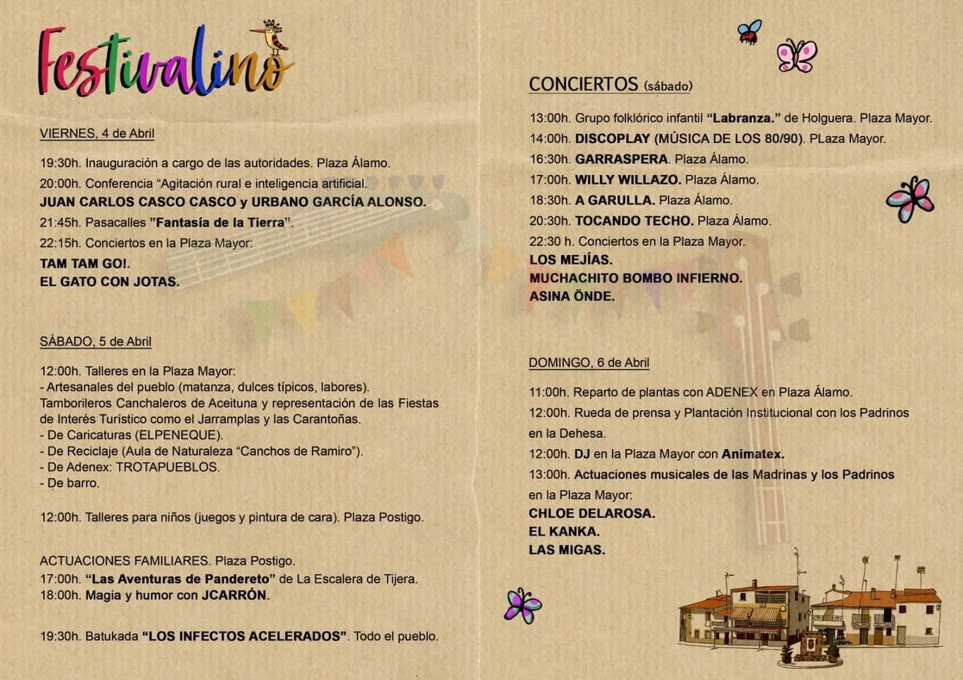 Programa del Festivalino 2025