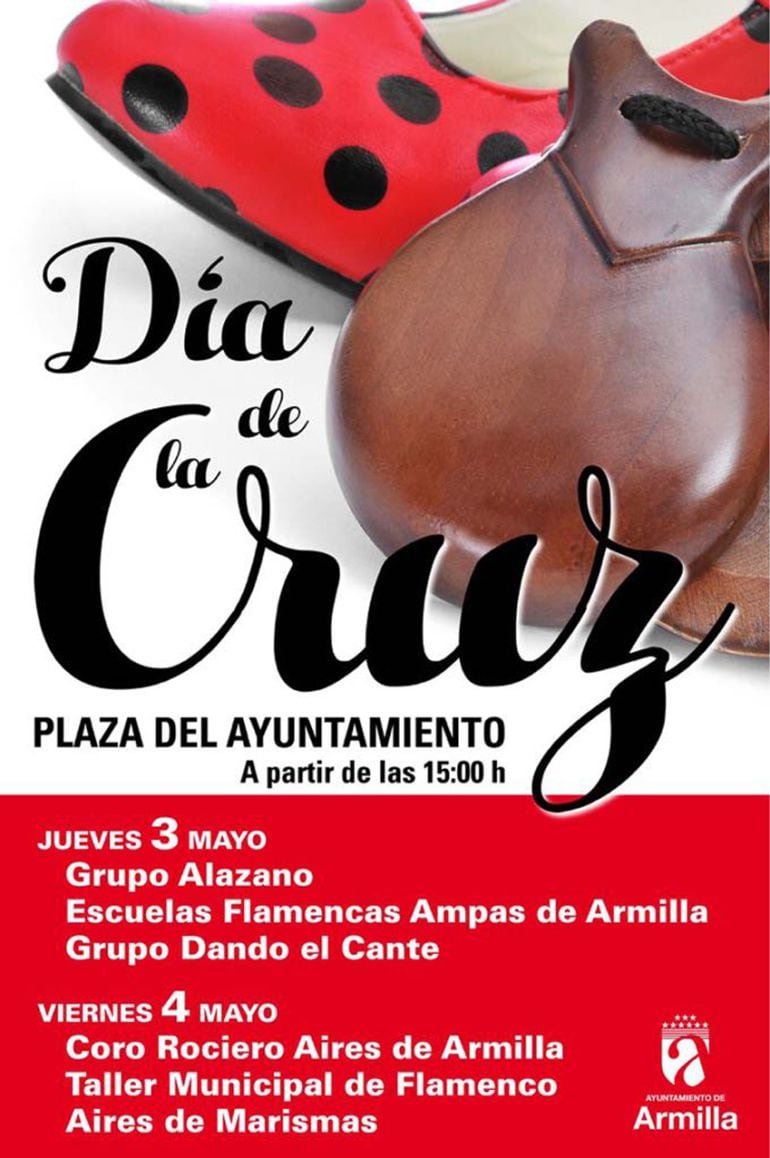 Cartel del Día de la Cruz en Armilla (Granada)