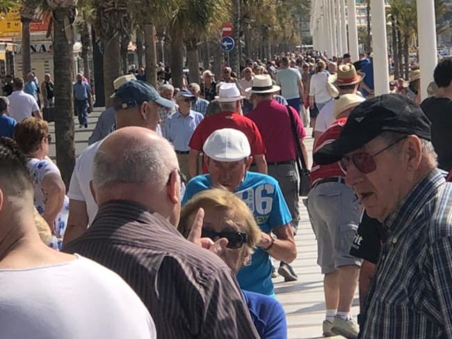 Paseo de la playa de Levante este sábado