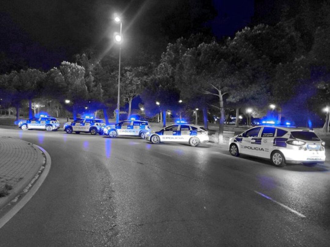 Vehículos de la Policía Local de Alcorcón