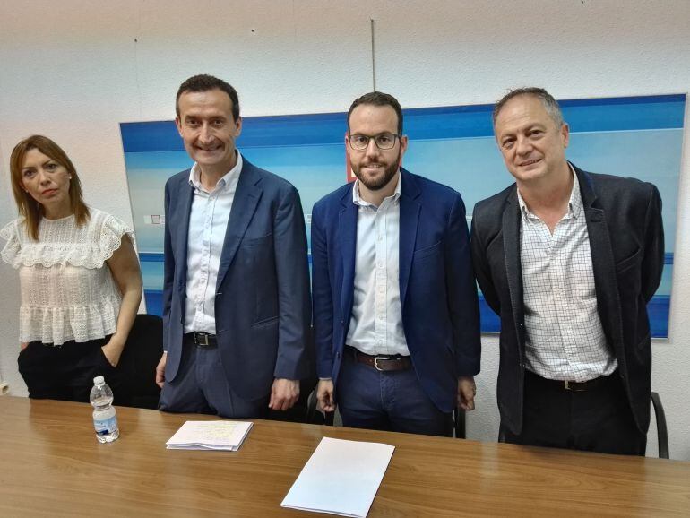 Teresa Maciá, Carlos González, Héctor Díez y Carlos Sánchez