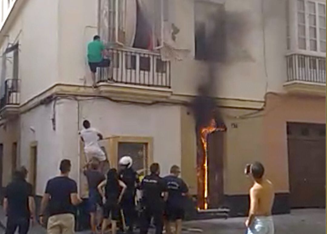 Imagen del siniestro