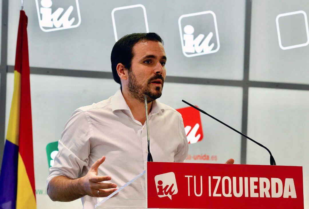 El coordinador federal de Izquierda Unida, Alberto Garzón