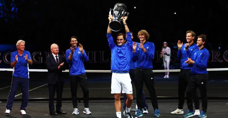 Roger Federer levanta el título de Laver Cup