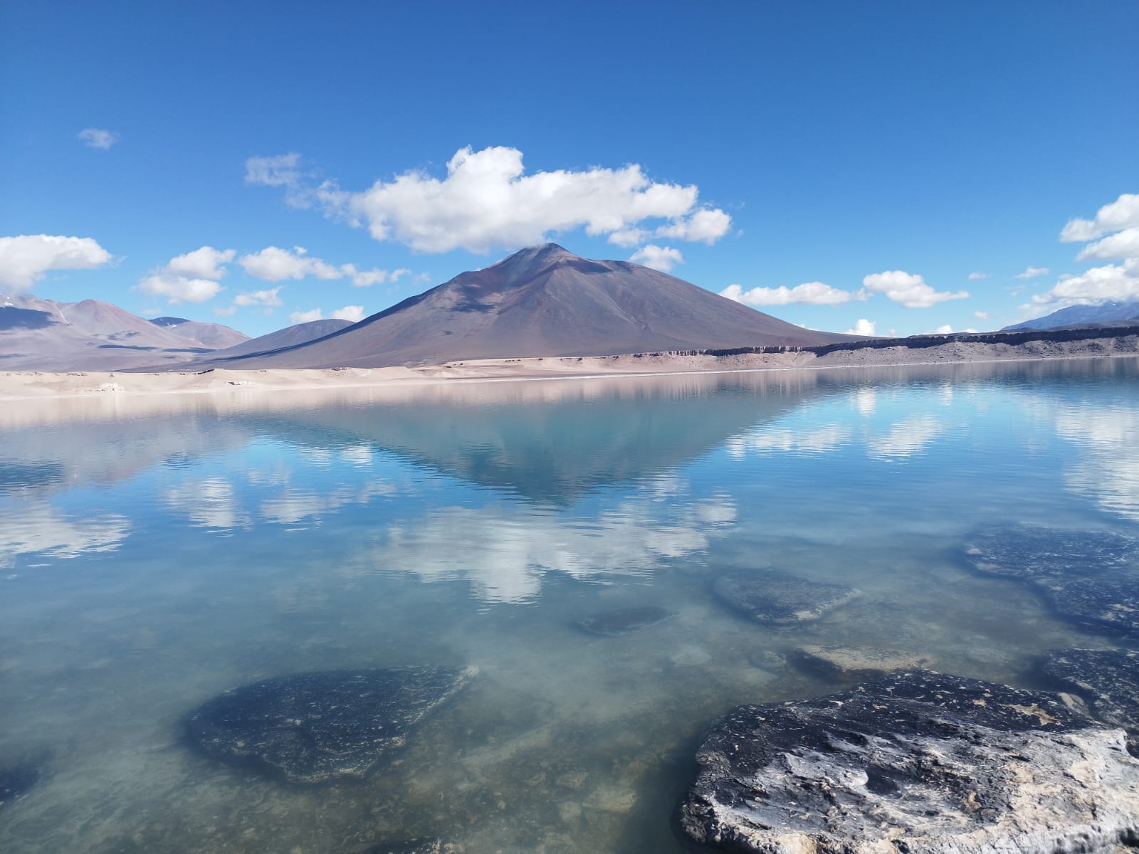 Lagos camino de Ojos del Salado