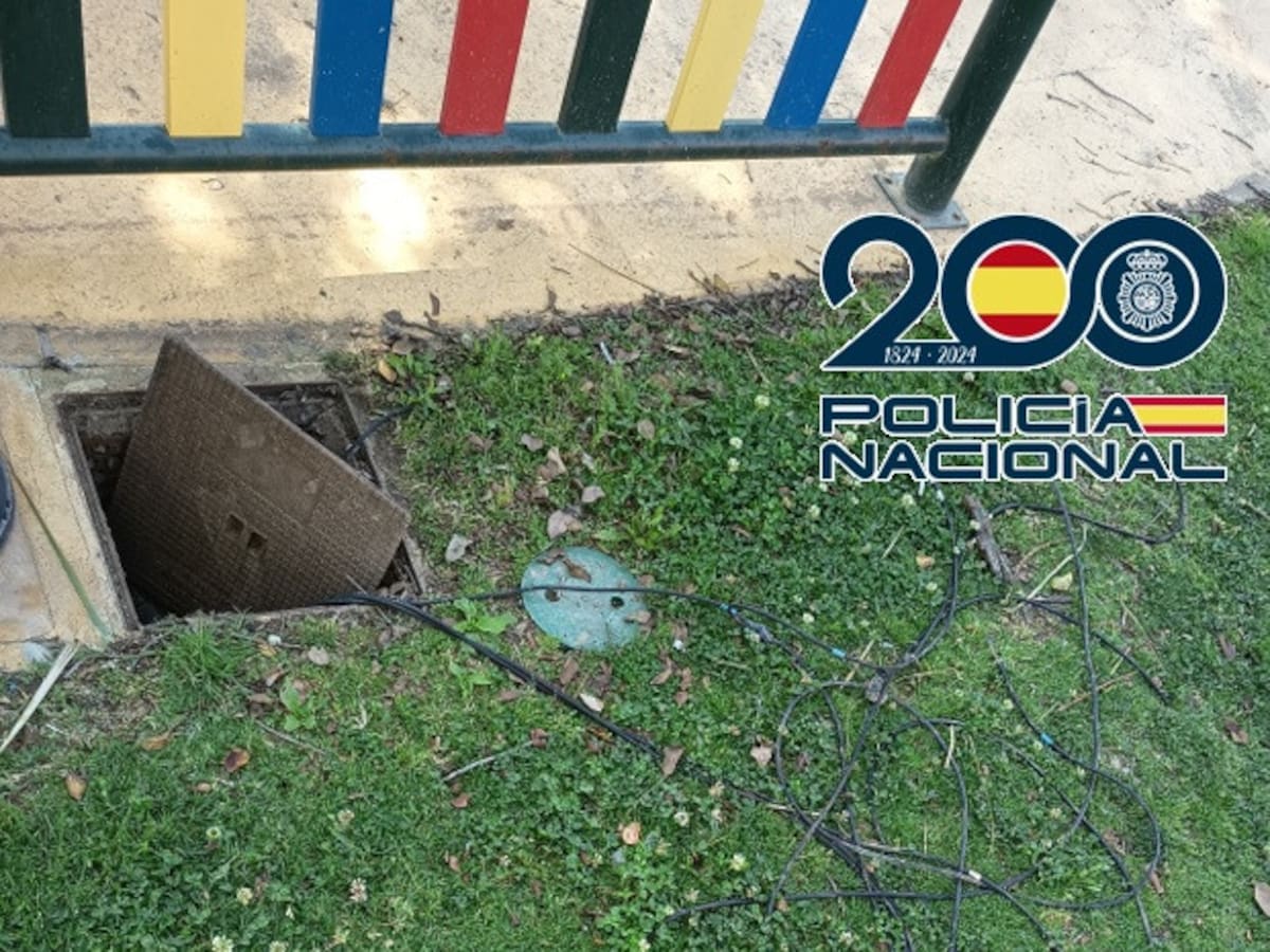 Roba casi 3.000 metros de cableado de cobre de alumbrado público y provoca cuatro apagones