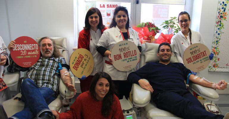 Divendres al matí ja han vingut els primers donants.