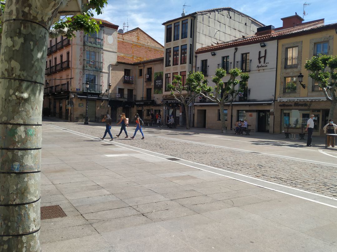 Sorianos en la Plaza de Herradores