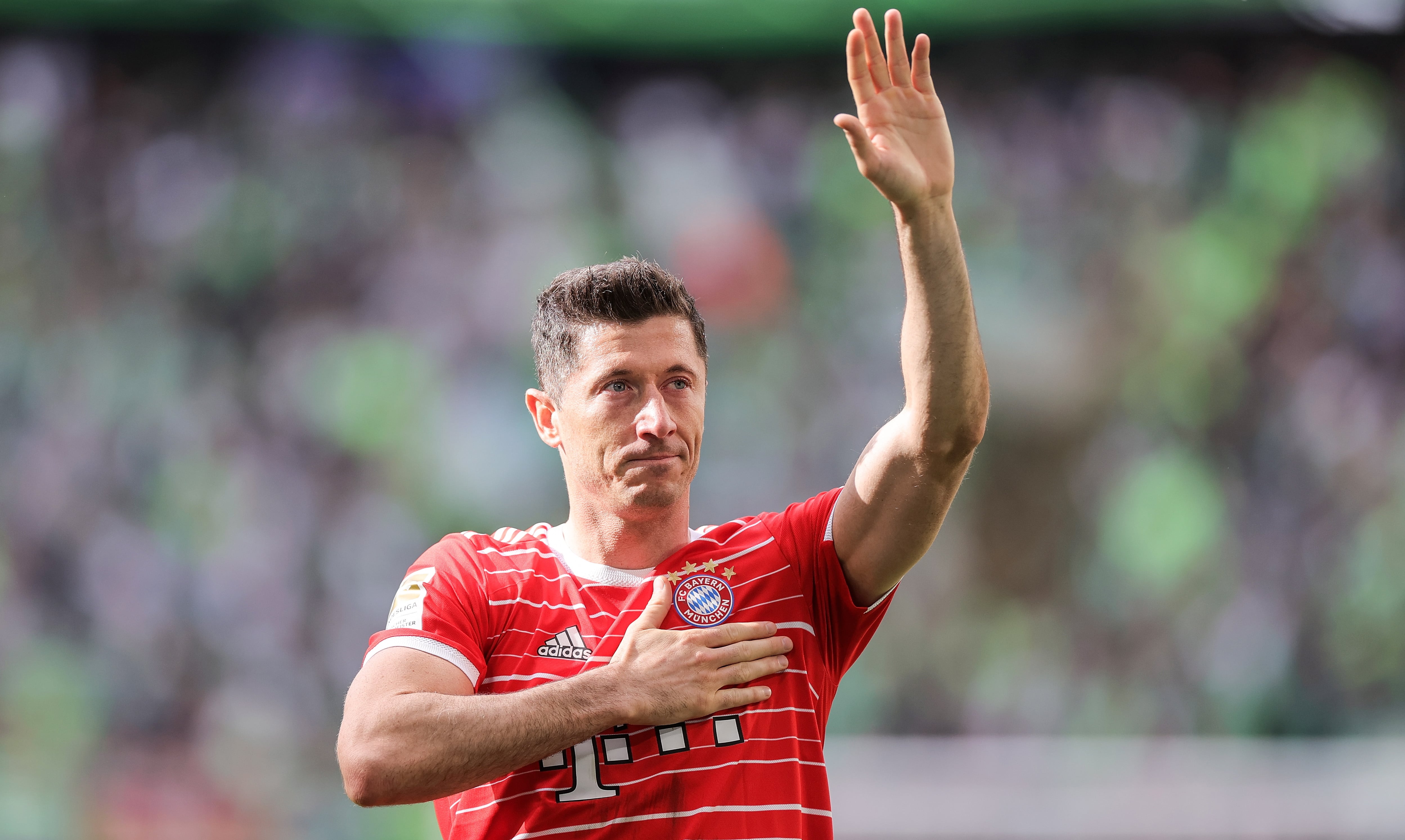 Robert Lewandowski, durante uno de los últimos partidos que ha jugado con la camiseta del Bayern