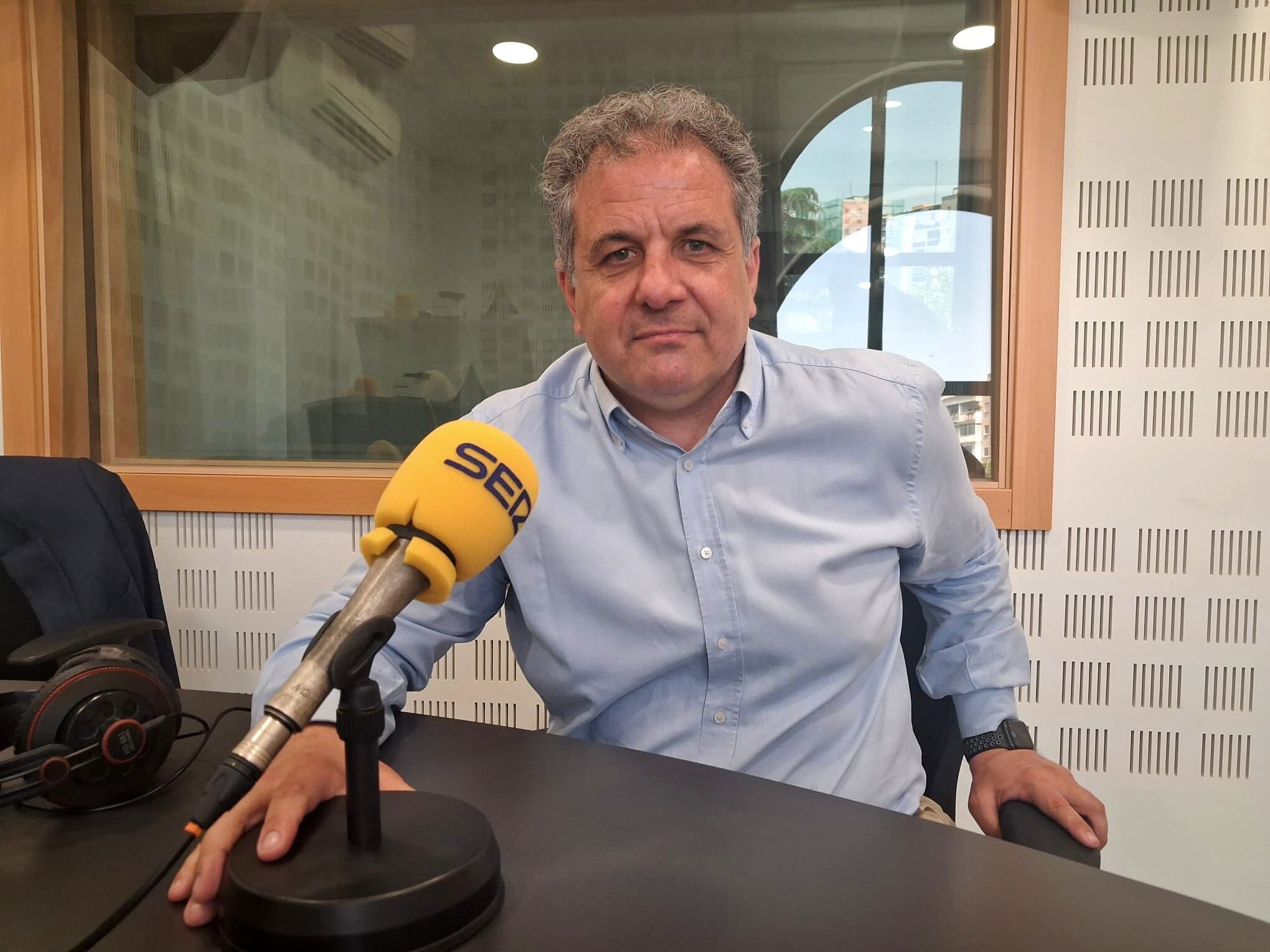 Ramón Jurado, alcalde de Parla, en los estudios de SER Madrid Sur