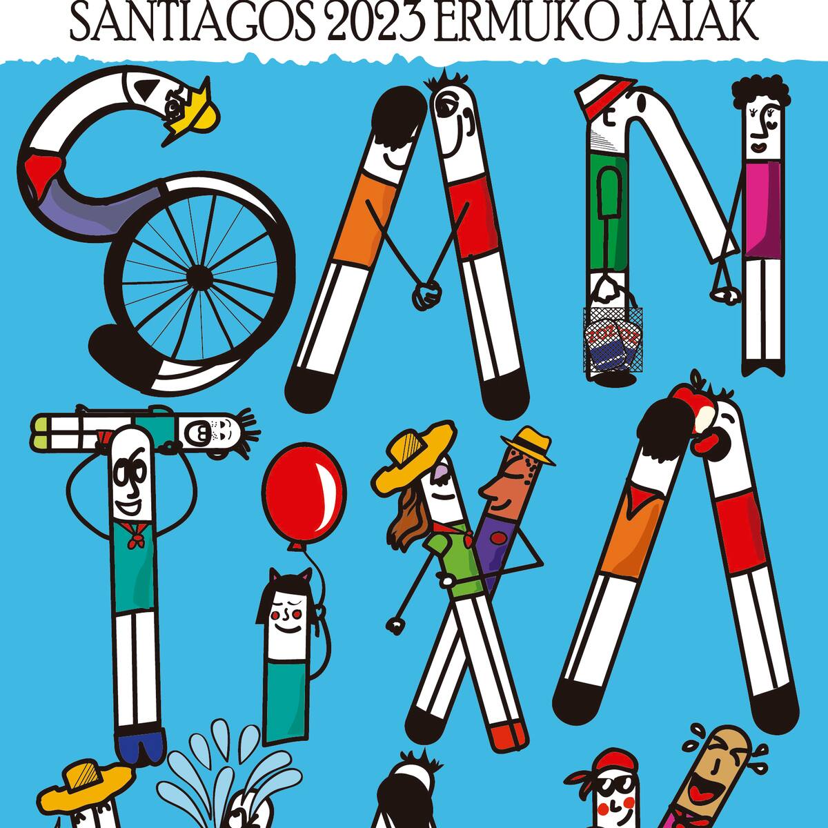 Ermua ya tiene cartel de sus 'Santiagos'