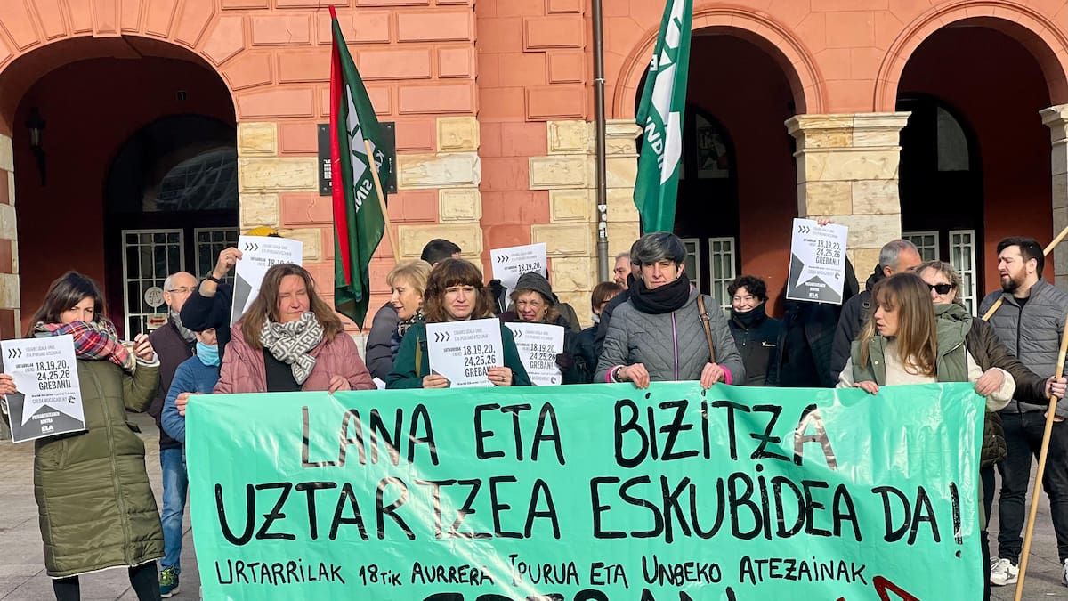 Conserjes de Ipurua y Unbe irán a la huelga entren el 18 y el 20 de enero