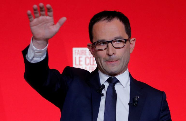 El candidato del PS francés, Hamon