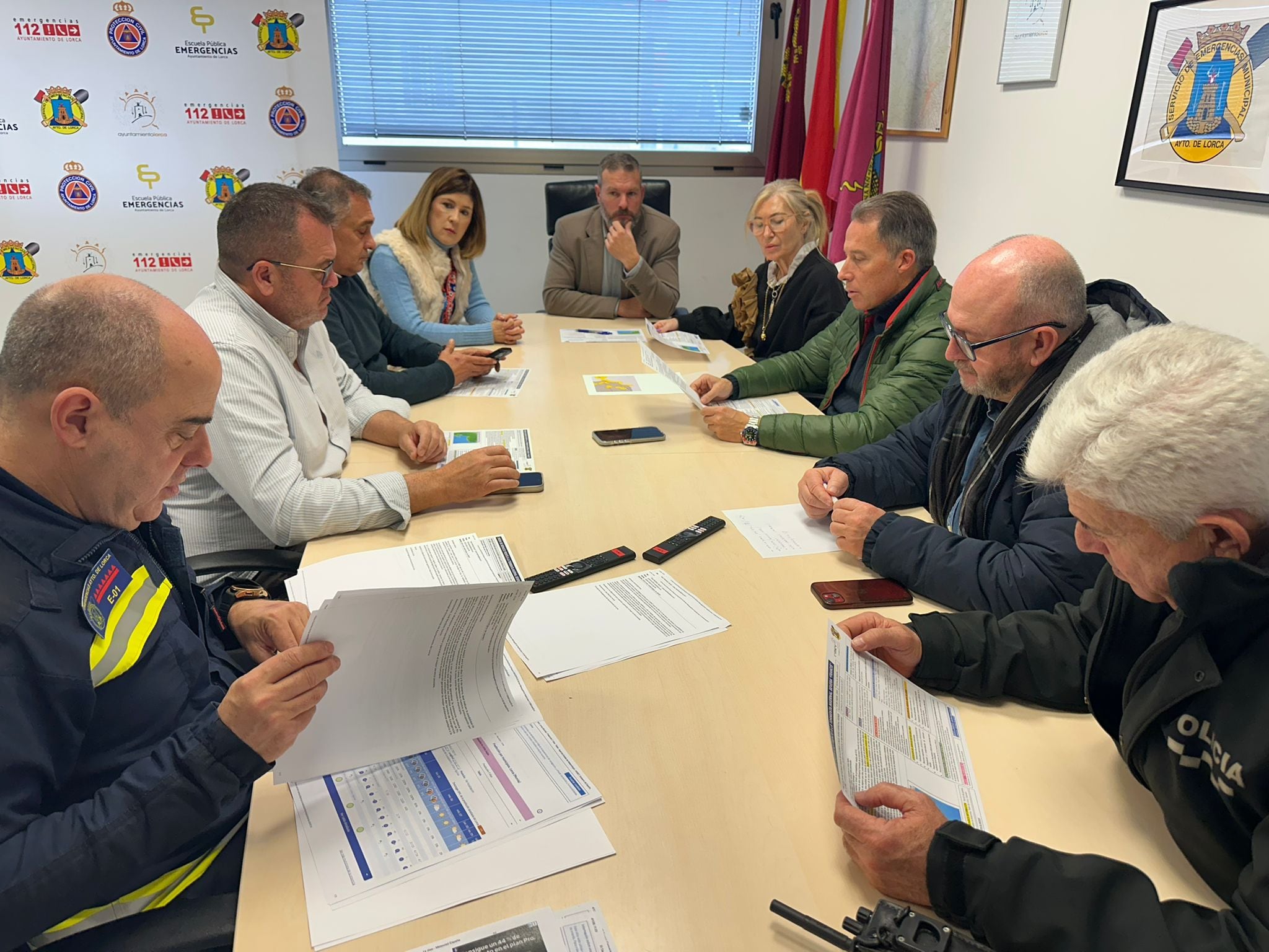 El Ayuntamiento de Lorca activa su Plan Territorial de Protección Civil en fase de preemergencia y seguimiento ante la borrasca “Francis”.