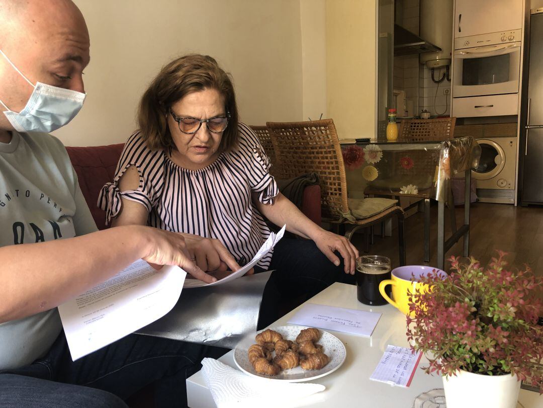 Una usuària de la fundació Support