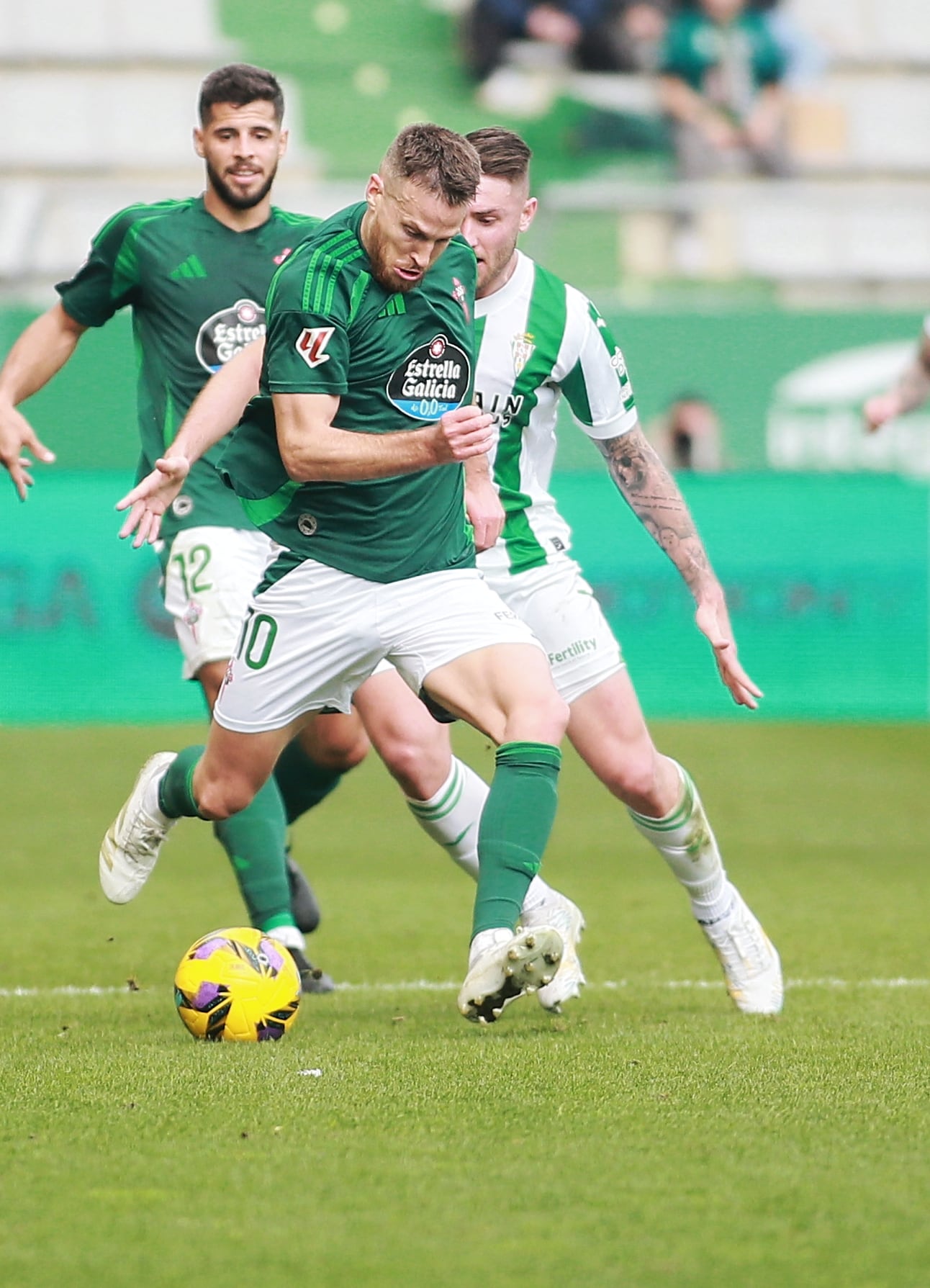 Imagen del Racing-Córdoba en A Malata (foto: Mariño / Cadena SER)