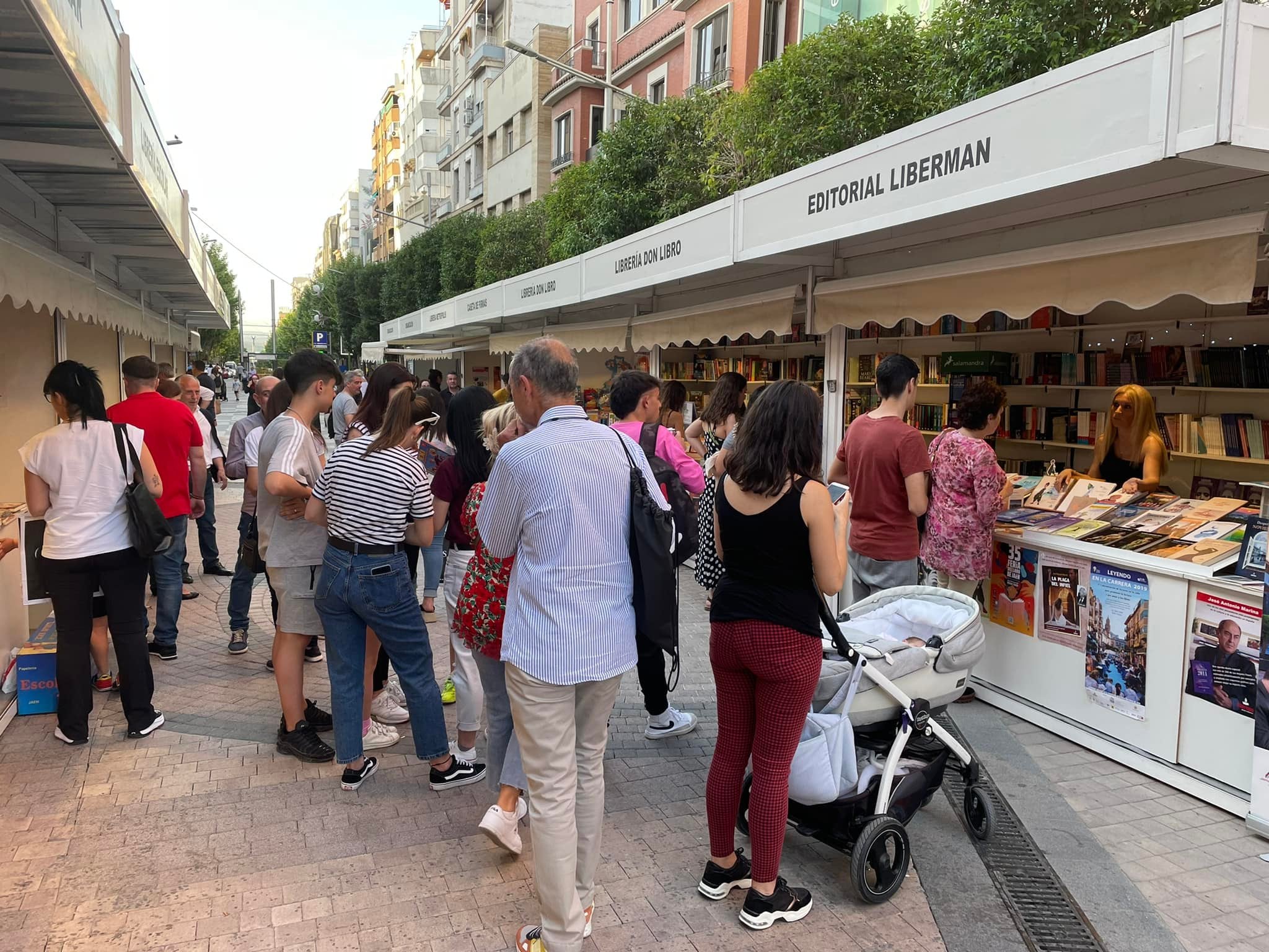 Feria del Libro de Jaén en la edición de 2022.