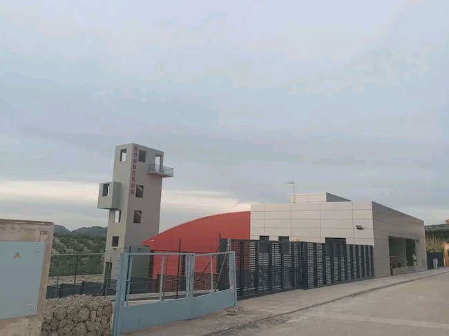 Vista general del Parque de Bomberos Sierra Mágina Norte en Bedmar