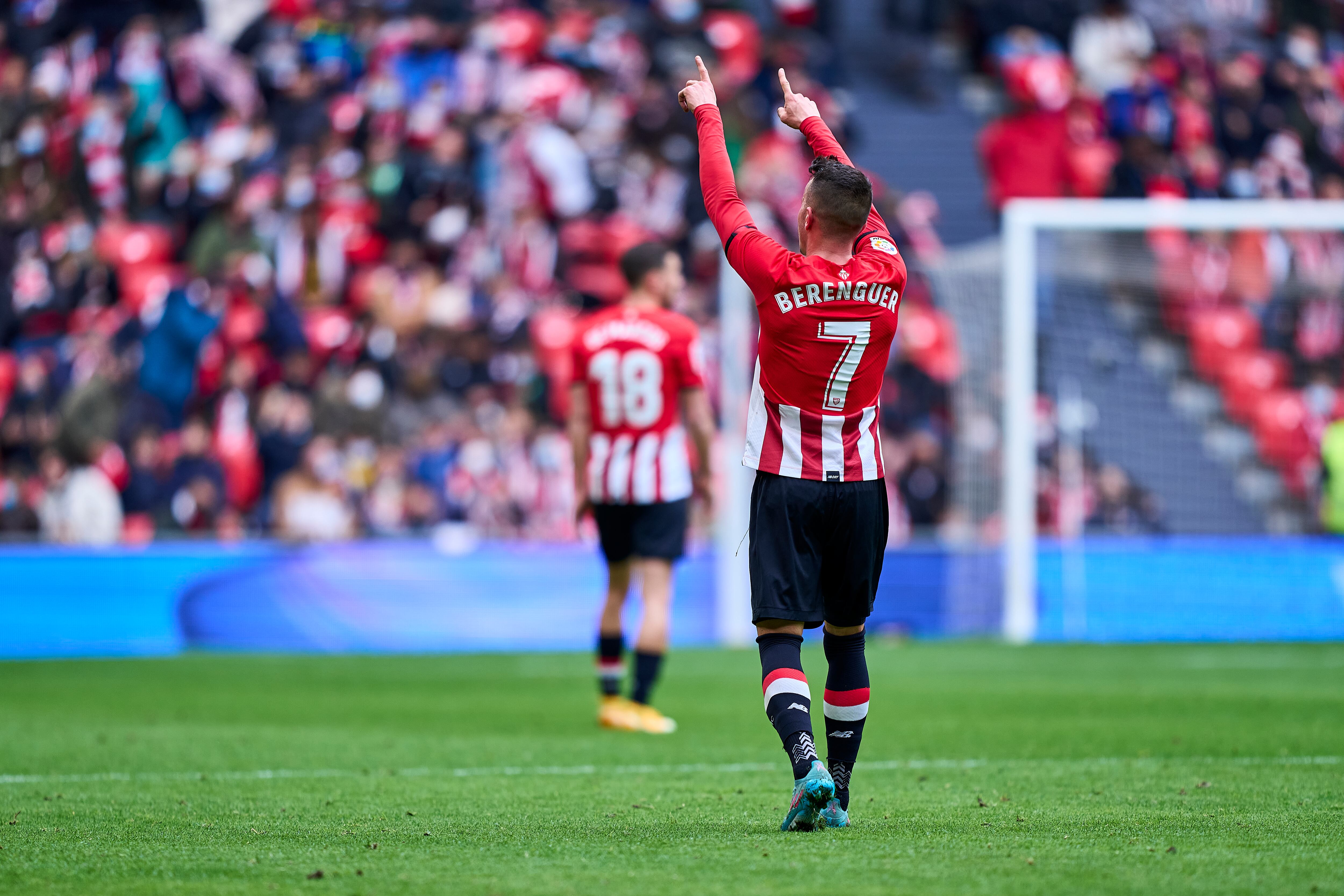 Berenguer celebra el gol ante el Elche