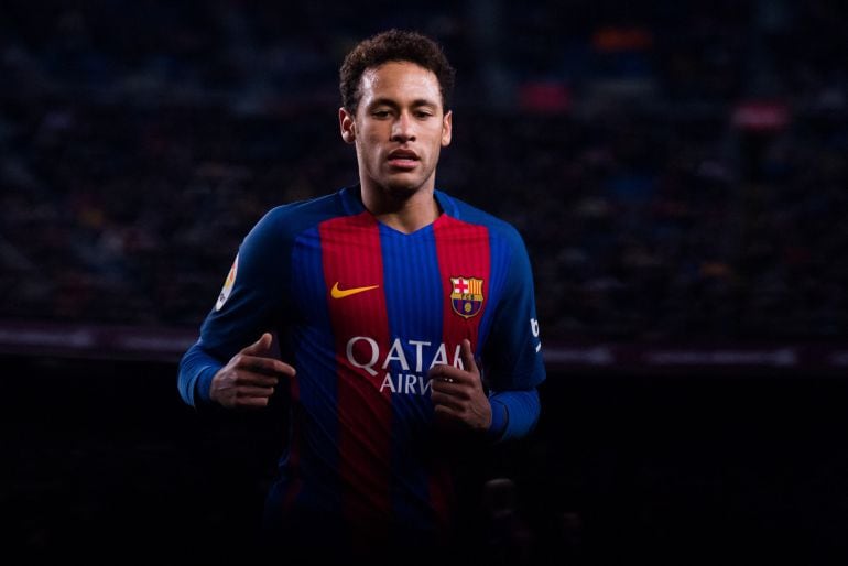 Neymar, en el Camp Nou