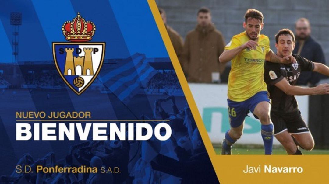 Bienvenida a Javier Navarro