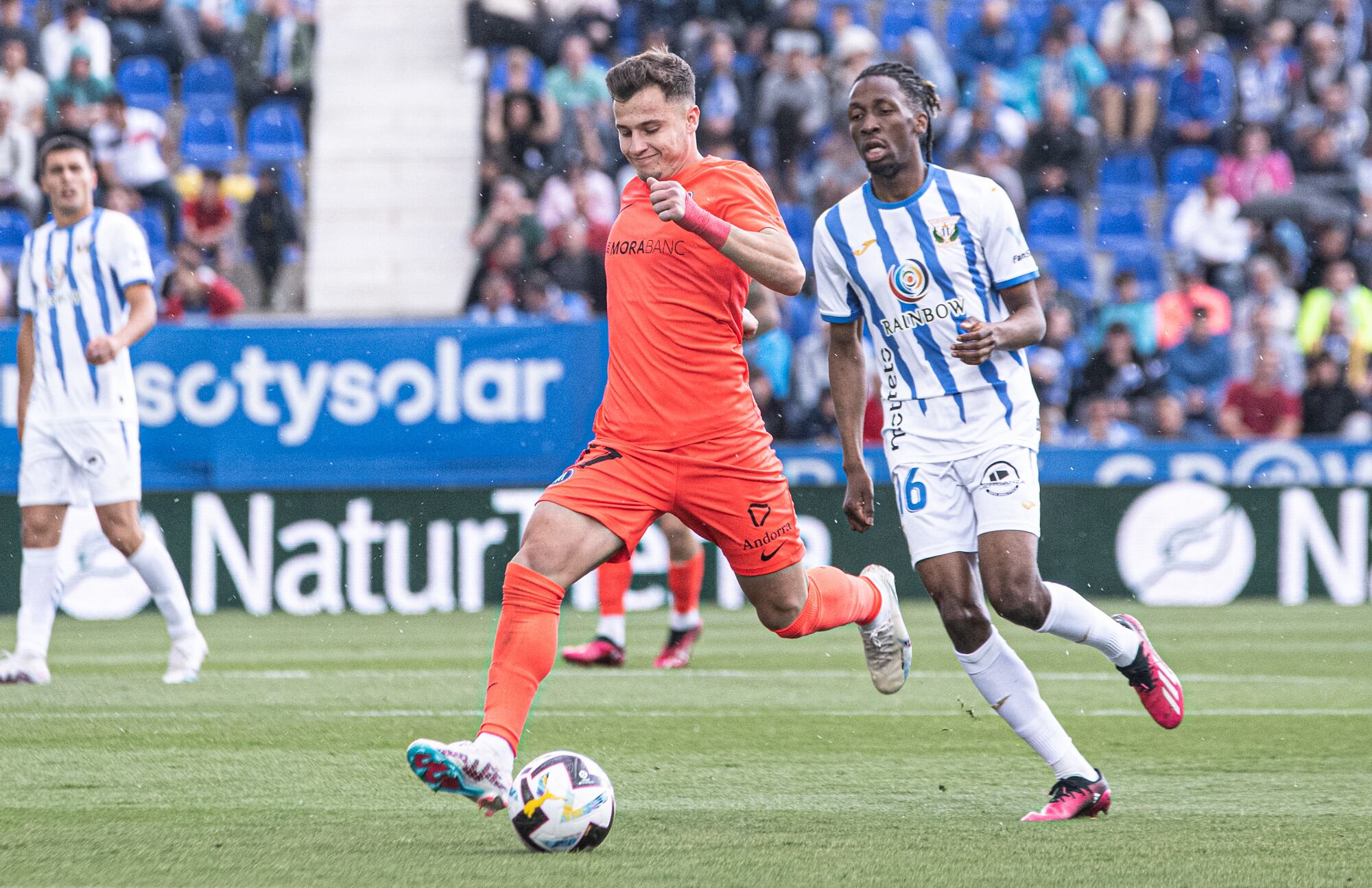 Germán Valera durant un partit d'aquesta temporada amb l'FC Andorra.