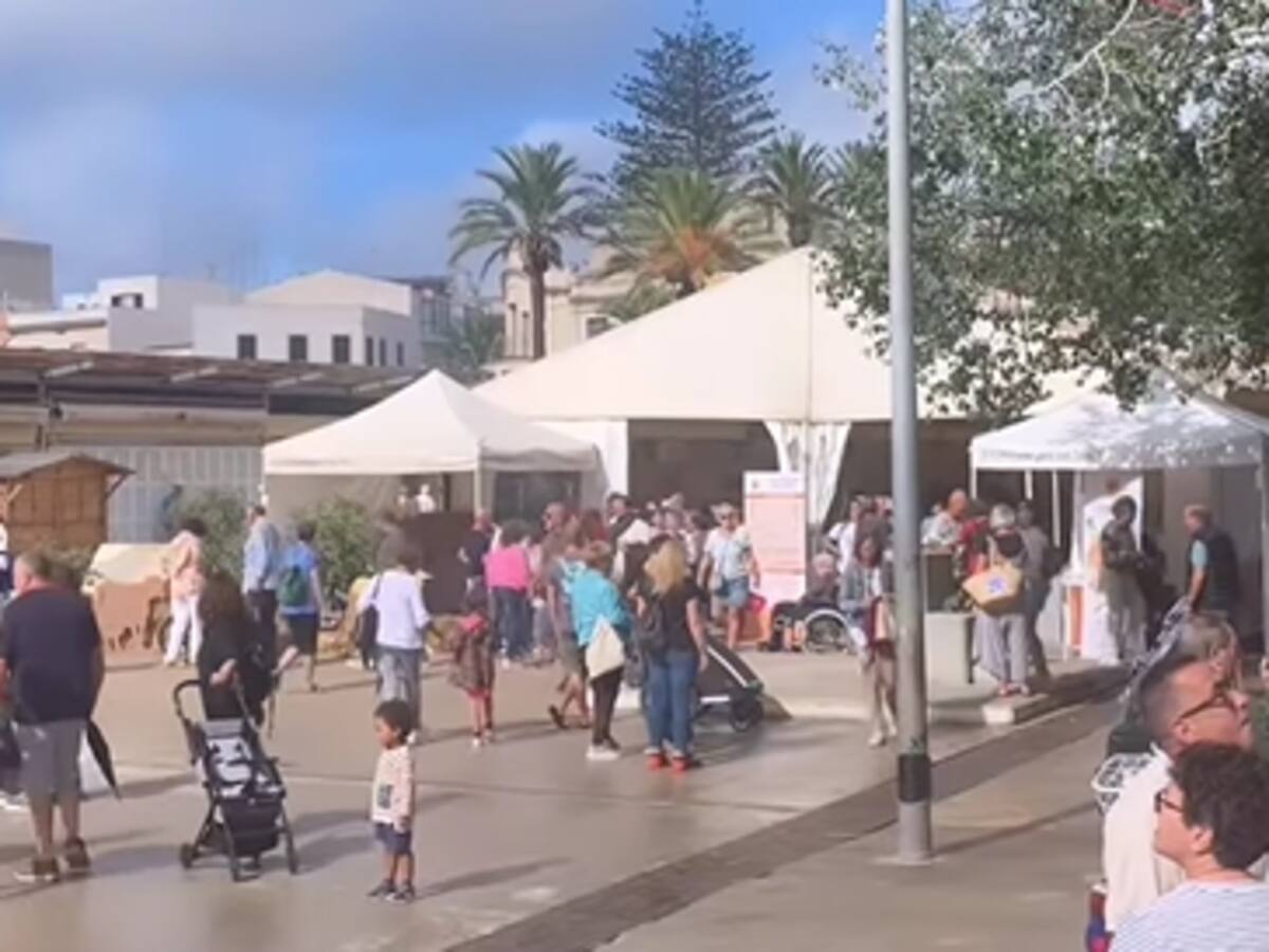 La Fira del Formatge s'imposa al mal temps i rep centenars de visitants