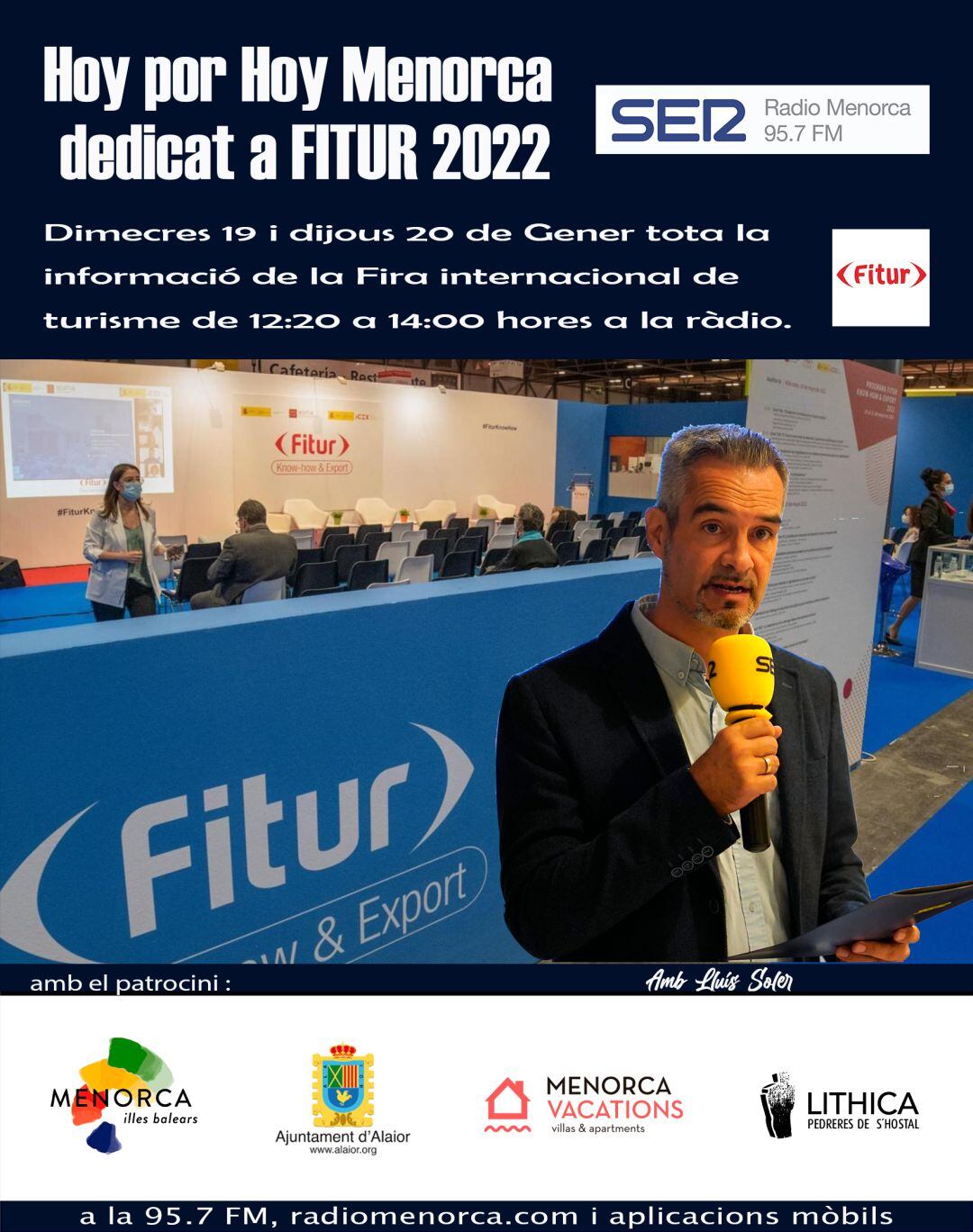 Radio Menorca serà present a Fitur