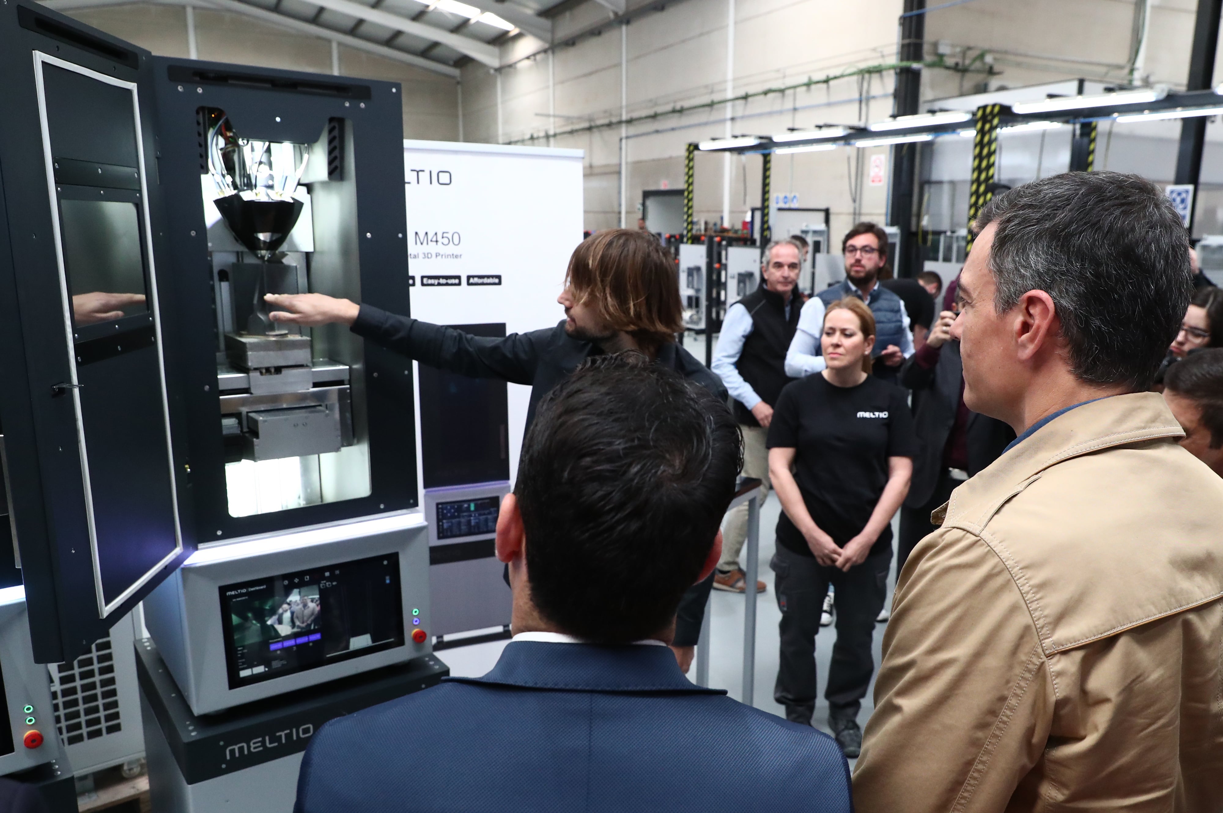 Pedro Sánchez, en su visita a Linares.