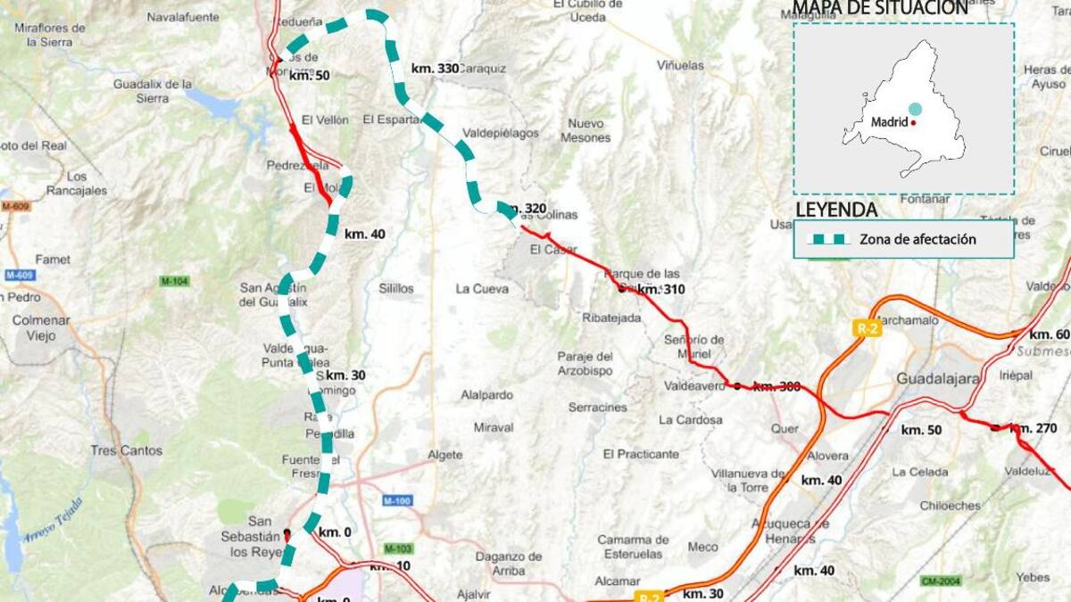 La A-1 sufrirá cortes por obras de mejora entre Madrid y El Molar hasta septiembre