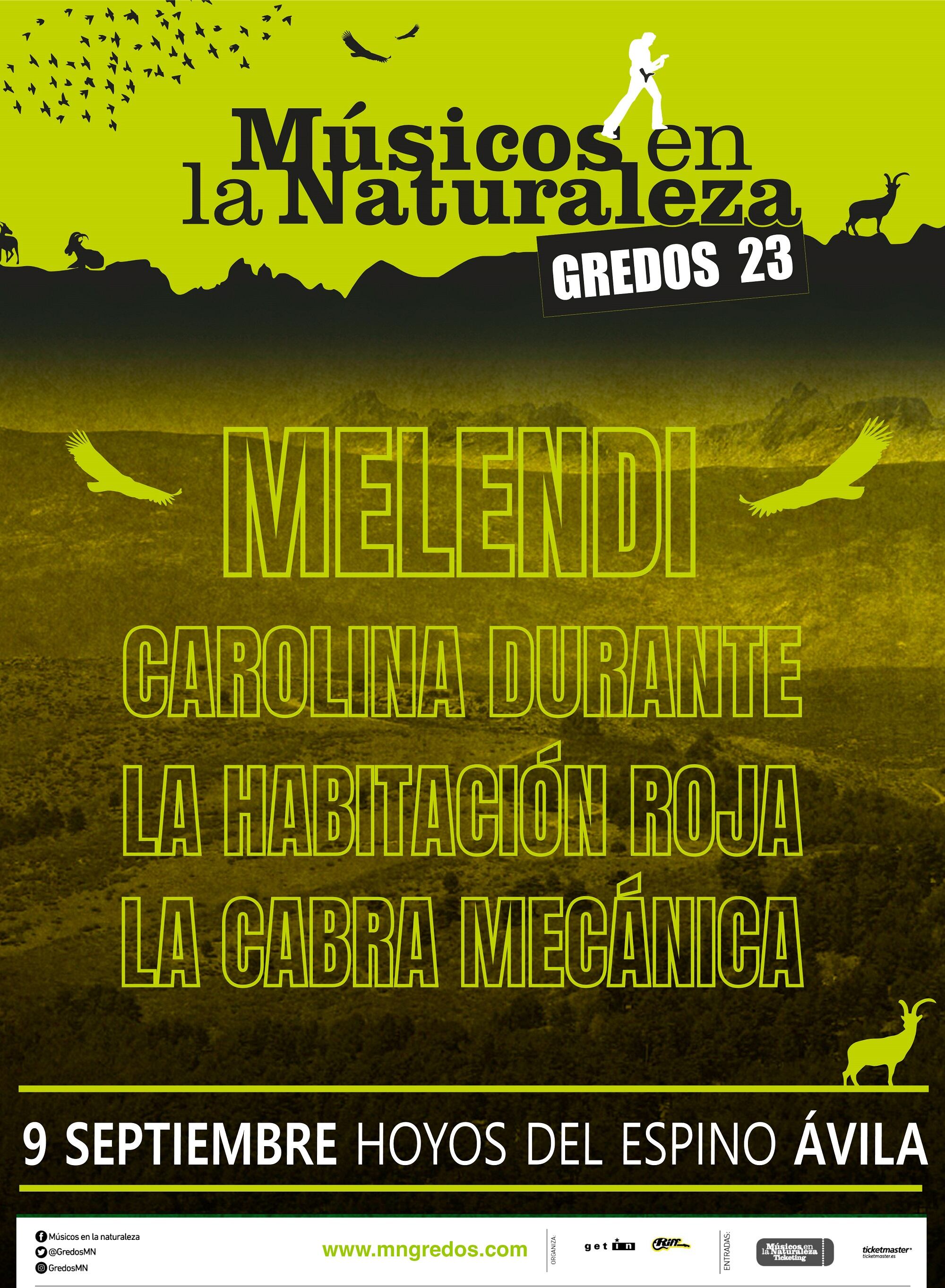 Cartel de Músicos en la Naturaleza 2023